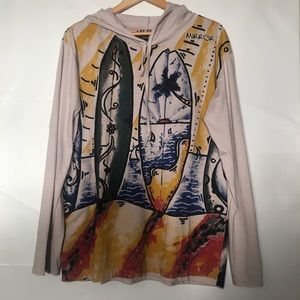 NWOT MIRROR Long Sleeve Hooded Top (M-92)